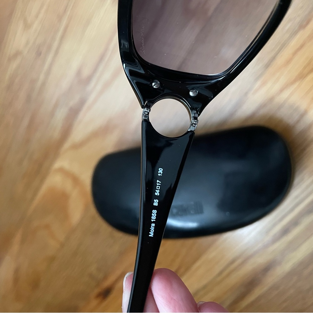 Roberto Cavalli Black Rectangular Sunglasses - image 6